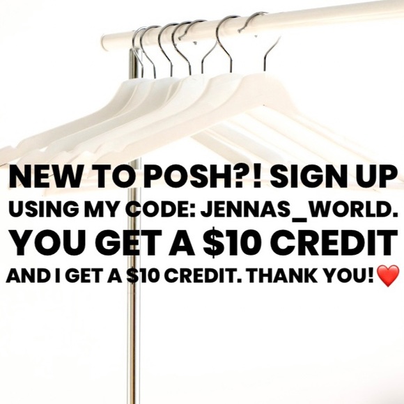 New to Posh?! Sign up using my code: JENNAS_WORLD.❤️♥️ - Picture 2 of 3